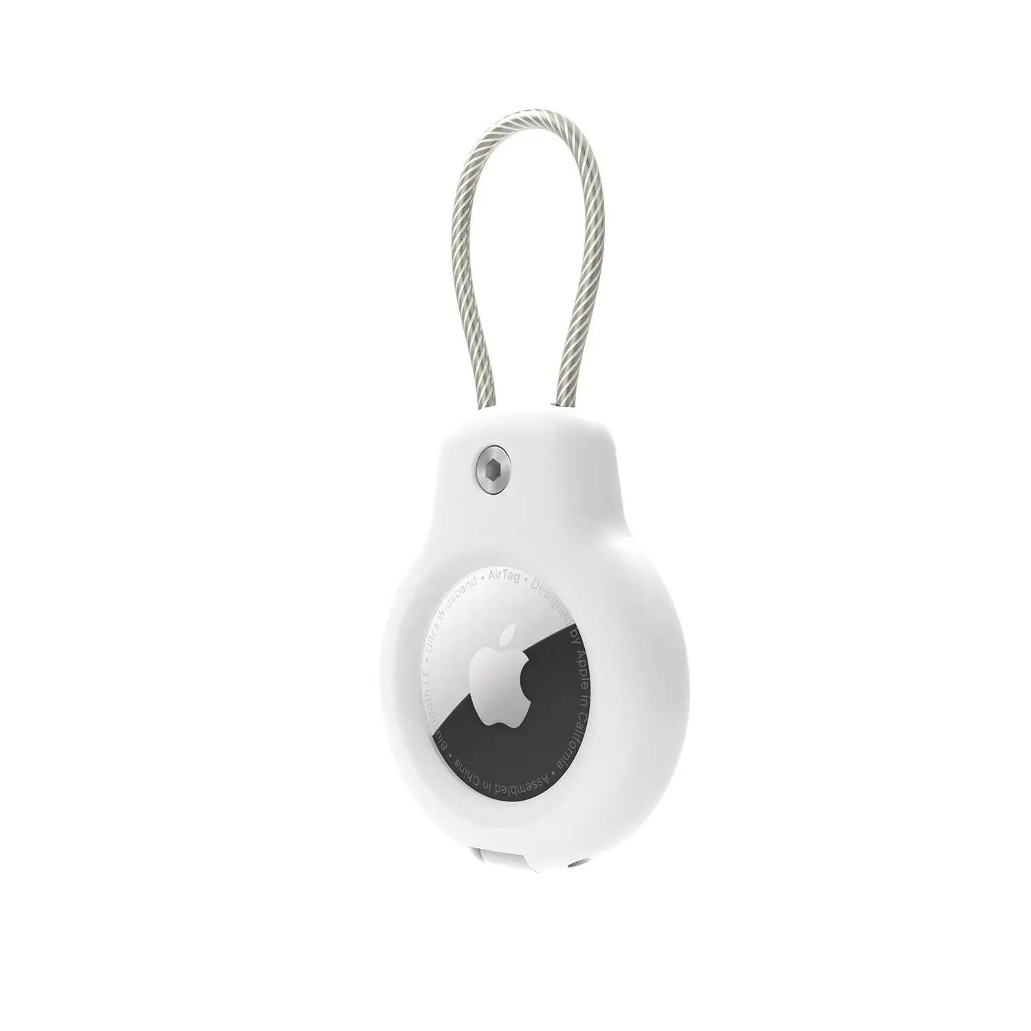 Secure AirTag Holder with Keyring