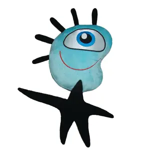 LUNO See The Way Moon Toy Character Inspired by Joan Miro Modern Art with Blue Body and Black Star Design
