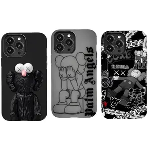 Sitting Kaws Phone Case, Angels Gifts, Suitable for iPhone 17/16/15/14/13/12 Pro Max/Plus