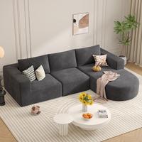 Grey -Right Facing Chaise