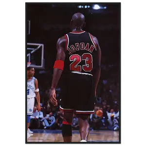 Michael Jordan - Shatterproof Plexiglass Wooden Framed Poster