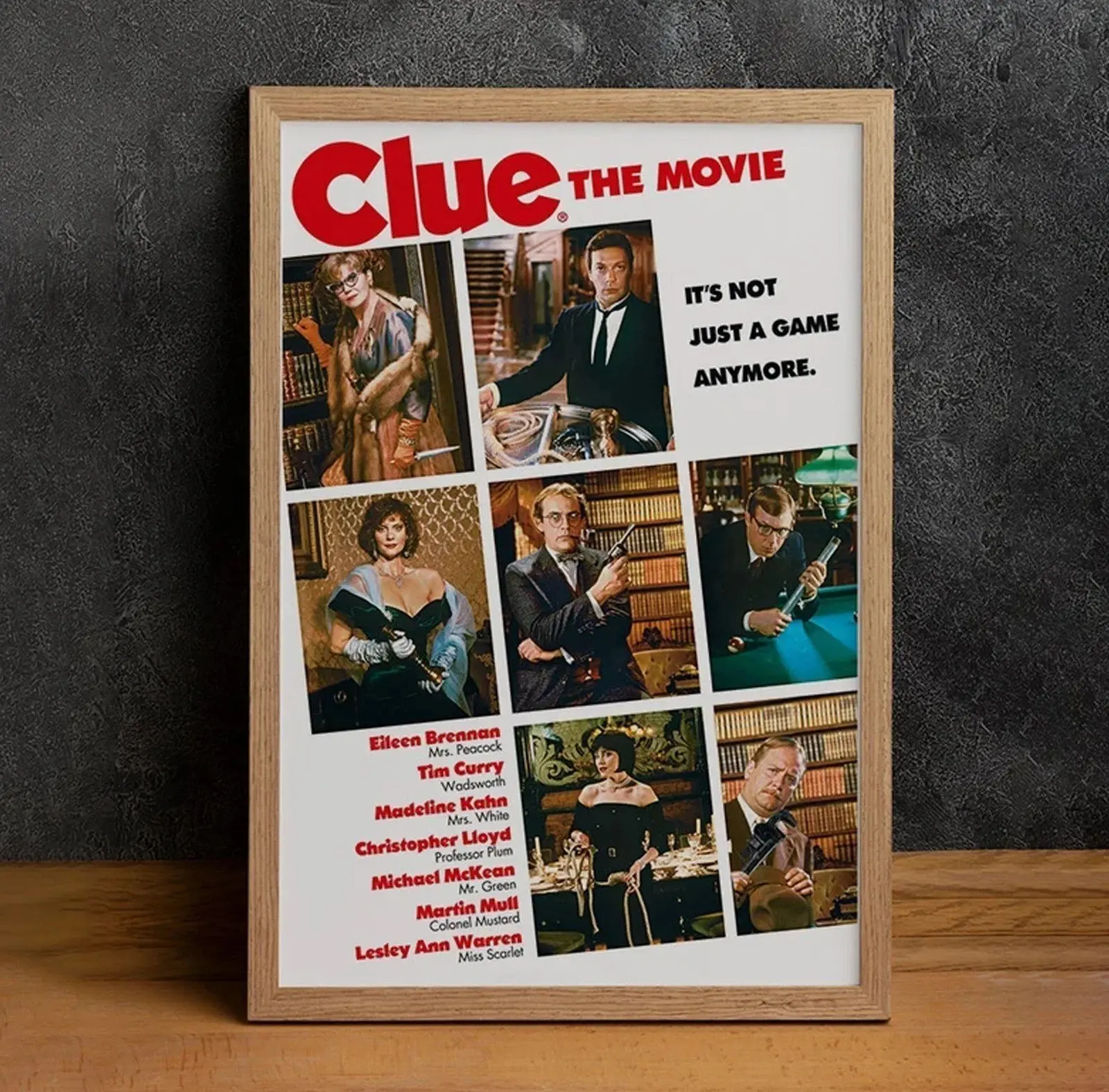 Clue Movie Poster Living Room Decoration