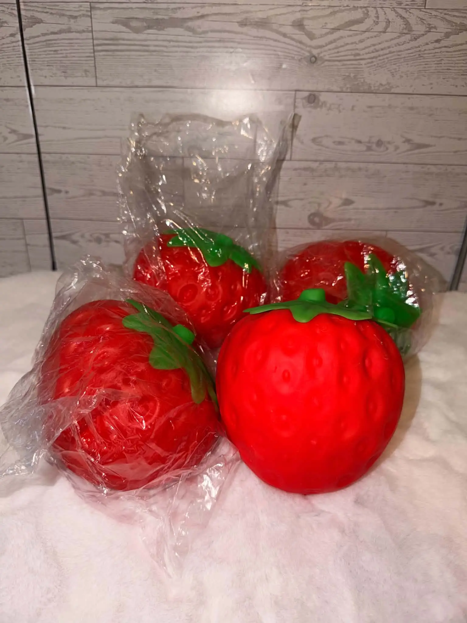 Jumbo Strawberry Squishy, Classic Novelty Stress Relief Toy for Kids