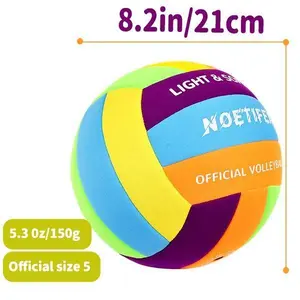 Soft Volleyball – Quiet Indoor Practice Ball for Kids Safe Lightweight Perfect Gift Easy For Beginners Soft Volleyball – Quiet Indoor Practice Ball for Kids Safe Lightweight Perfect Gift Easy For Beginners