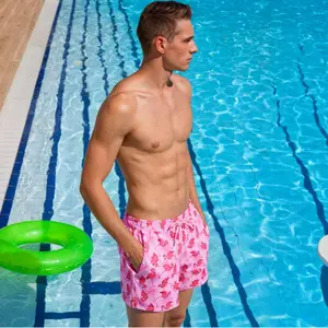 SURF CUZ Mens 4.5 Inch Swim Trunks with Compression Liner Swim Shorts 7" Swimming Trunks Stretch Swim Suits Quick Dry