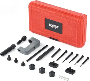 Orion Motor Tech 19pc Chain Breaker Tool Kit with C Frame 3 Anvils 5 Break Tips, Dirt Bike ATV Motorcycle Chain Breaker Chain Link Removal Tool Chain Repair Tool for Cam and 25 to 630 Chains Red/Bule , Limited Time Deal