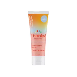 Thanks! Naturals Glow Butter Lotion - Radiant Skin Treatment with Antioxidants & Fatty Acids for Daily Hydration & Renewal