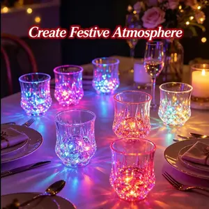 2-Pack Glowing Cups – Liquid-Activated Flashing Tumblers for Bar & Party Essentials | TikTok Shop Spring Glow Up