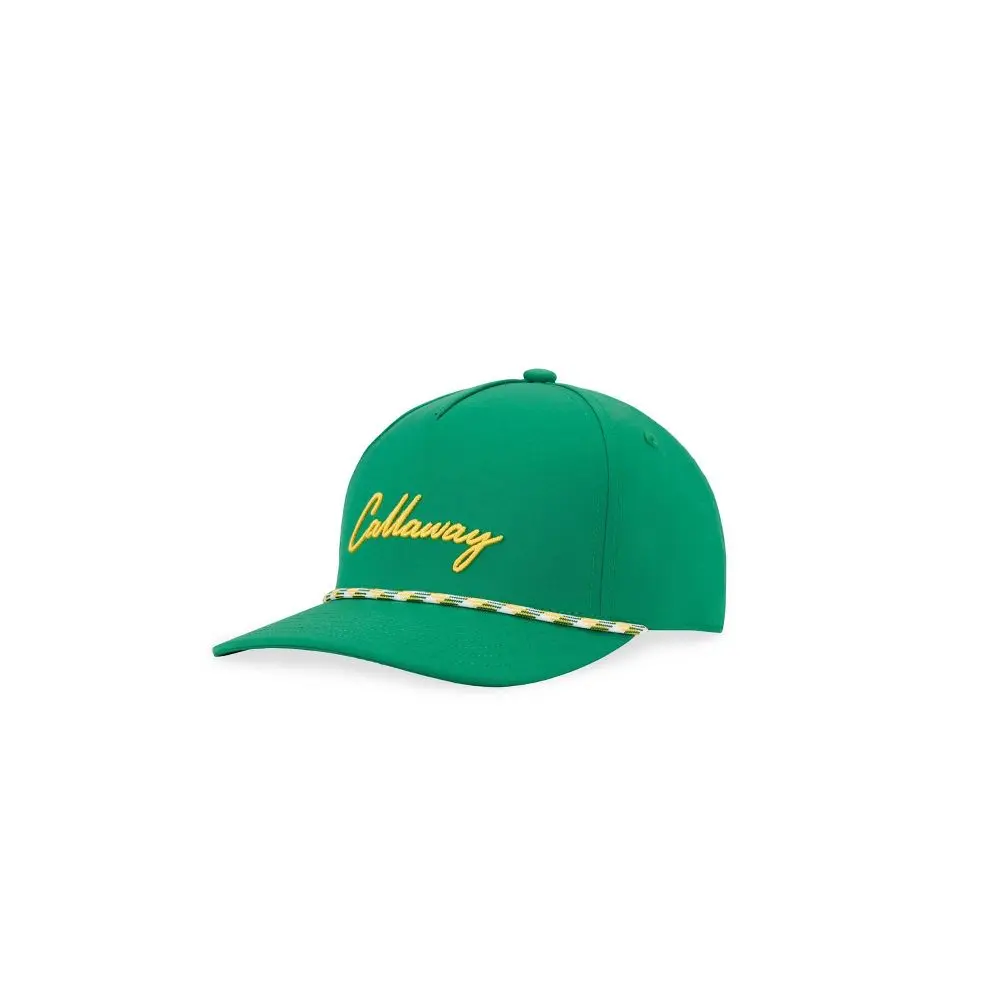 Callaway Birdie Putt Rope Hat - Green/Yellow Callaway Birdie Putt Rope Hat - Green/Yellow