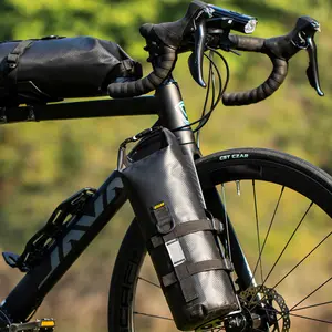 ENLEE Bicycle Fork Bag 5L Large Capacity Waterproof Outdoor Pack Multifunctional Storage Bag for Road Mountain Bikes Long Distance Cycling Stable Easy to Install