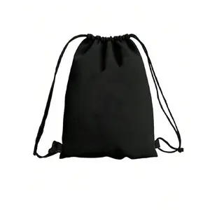 1pc Drawstring Backpack, Large Capacity Gym Bag, Cartoon Pattern, Oversized Clutch, All Seasons, Cosmetic Bags