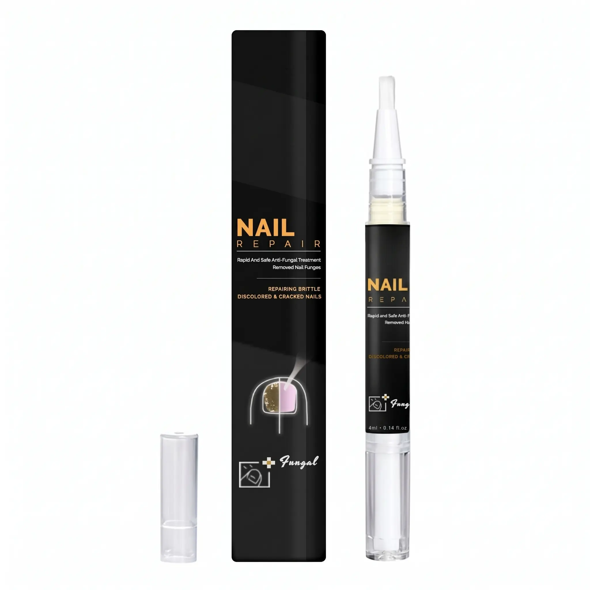 Denali Antifungal Nail Repair Pen Toenail Fungus Treatment Extra Strength – Toenails & Fingernails – Supports Healthy Nail Growth, Softens Damaged & Ingrown Nails