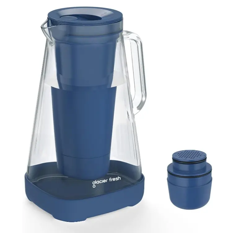 10 Cup Blue Pitcher +filter