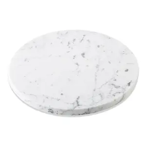 Round Pastry Board - Marble (Bianco Carrara)