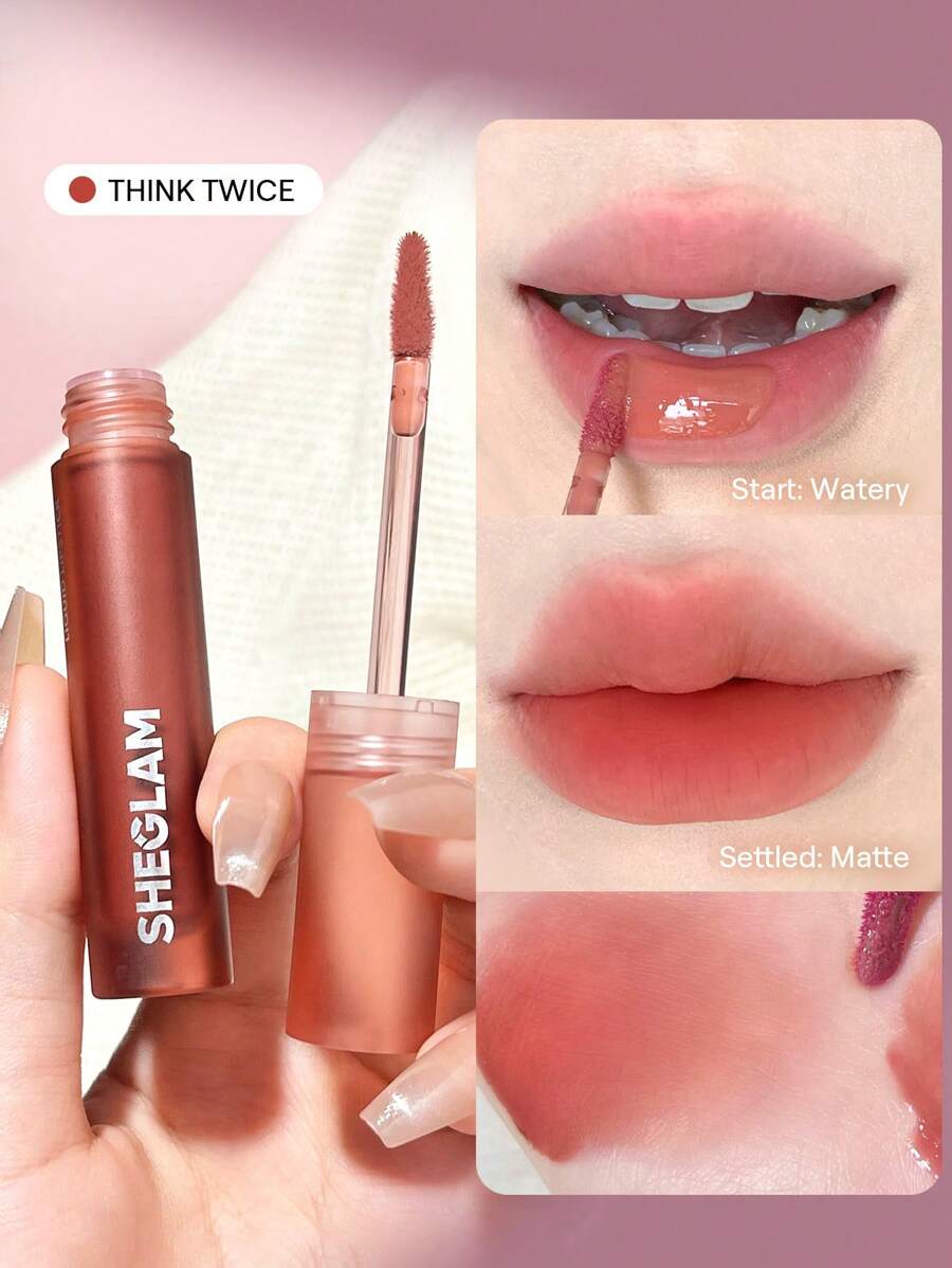 SHEGLAM Soft Haze Lip Blur – Think Twice 6 Colors Matte Liquid Lipstick, Waterproof Long-Lasting Transfer-Proof Lip Tint SHEGLAM Soft Haze Lip Blur – Think Twice 6 Colors Matte Liquid Lipstick, Waterproof Long-Lasting Transfer-Proof Lip Tint