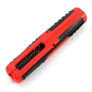 Pen-style wire stripper pliers for network cables, electrical wires, and coaxial cables; multifunctional wire stripping tool/pliers