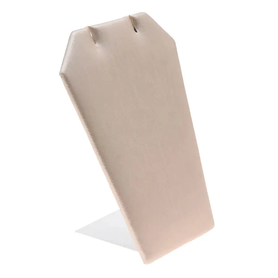 Champagne Pink Leatherette Earring / Pendant Stand - 4-3/4" Tall