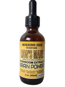 LION'S MANE MUSHROOM Dual Extract Liquid Tincture 2 oz. Bottle Healthcare Supplement
