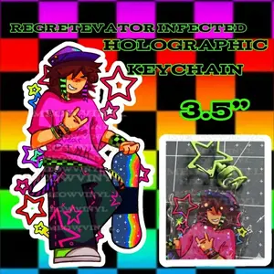 REGRETEVATOR INFECTED - Acrylic Keychain