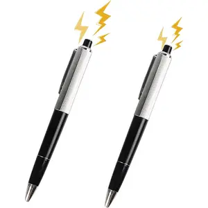 Funny Electric Shock Pen Practical Joke for Friends, Great April Fools' Day Trick, Unique Party Gift Idea