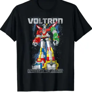 Voltron T-shirt - Defender of the Universe Graphic Tee for Fans