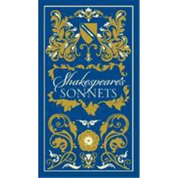 Used Literature Book - Shakespeare's Sonnets (Barnes & Noble Flexibound Pocket Editions, Hardcover, English) by William Shakespeare, with Full Explanatory Notes, Brief Introduction to Each Sonnet, Scholar Essay, for Students, Essay By Shakespeare Scholar