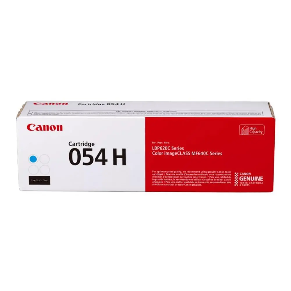 Canon 054 H Cyan Toner Cartridge, High Capacity