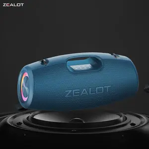 ZEALOT S78 Wireless Speaker, 100W Portable Waterproof Subwoofer Speaker, Rechargeable Speaker with 24000mAh Battery, Outdoor Speaker for Home, Car, Outdoor, Camping, Party, Audio