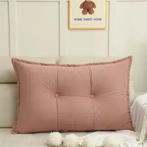 Pure Color Fashion Square Cushion, Multifunctional Reading Pillow, Soft Comfortable Office Chair Bed Headrest, Durable Decorative Sofa Pillows