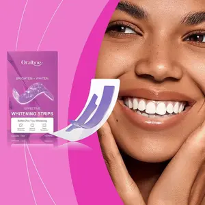 - Purple tooth stickers, gentle and deep cleaning of tooth stains, care for oral cavity brightness and freshness, portable tooth stickers