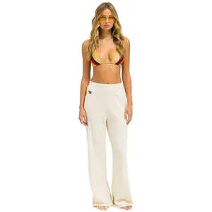 WIDE LEG POCKET SWEATPANTS - VINTAGE WHITE
