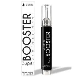 Stacy Lash Super Booster for Eyelash Extensions 0.50 fl oz | Glue Accelerator for Low Humidity | Professional Cosmetic Use | Lash Supplies