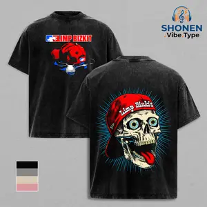 Limp Bizkit Take A Look Around Graphic Tee, Streetwear for Men, Oversized Black Washed Heavyweight T-Shirt, Y2K Nu Metal Band Merch, 90s Skater Grunge Aesthetic Clothing