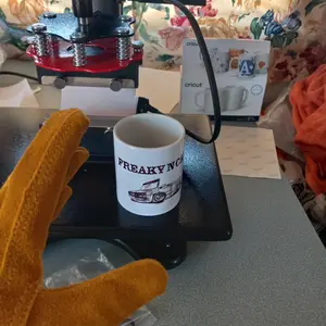 Mug with Freakyncali Sublimation . I do my own pressing !