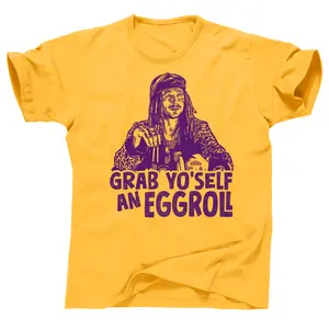 Drexl Spivey Grab Yo Self an Eggroll Gary Oldman True Romance Christian Slater Alabama Whitman Sicilian Rastafarian Jamaican Zorg Gangster Pimp Pulp Fiction Reservoir Dogs Chinese Food Written and Directed By Quentin Tarantino Tee T Shirt