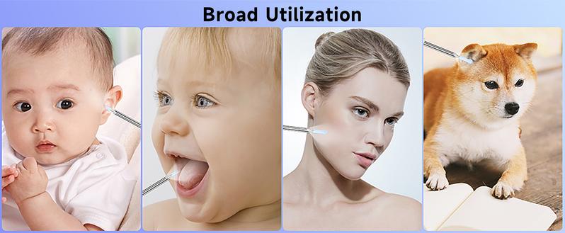 Ear Wax Removal Tool with Camera - Portable Type-C Rechargeable Earpick, Waterproof Endoscope with HD Camera, 360° Wide Angle, Compatible with iPhone & Android- Perfect for Birthday, Christmas Gifts, TikTokShopHolidayHaul