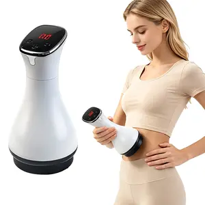 Father's Day Gift Electric Body Massager with Roller Ball & Vibration Base — LED Display Handheld Device for Full-Body Use Gentle Skin-Friendly Touch for Daily Home Relaxation summerwins Relaxing