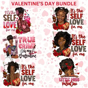 Valentine's DTF Transfer Bundle of 6