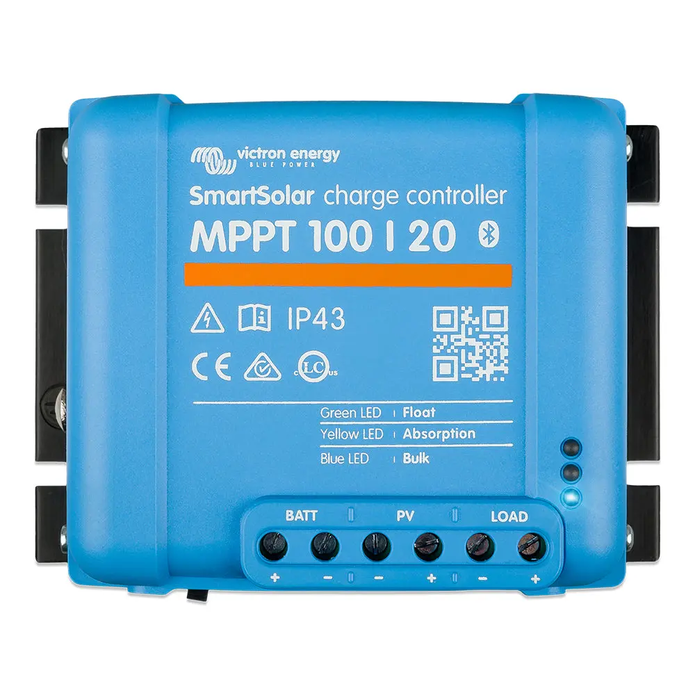 Victron SmartSolar MPPT 100/20 - Up to 48 VDC - UL Approved Victron SmartSolar MPPT 100/20 - Up to 48 VDC - UL Approved