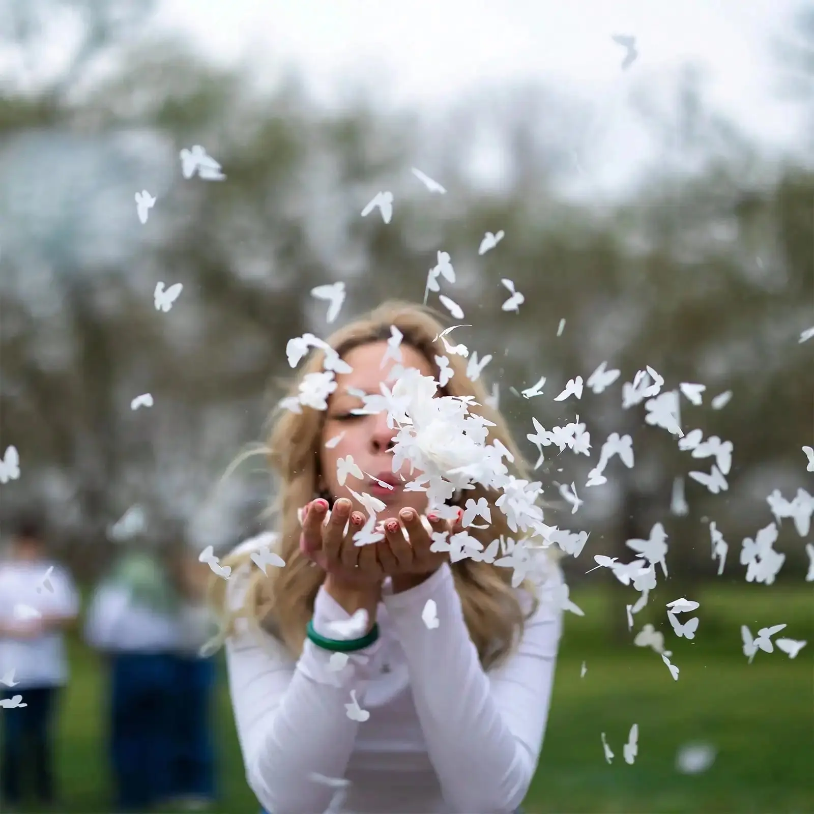 Wedding White Butterfly Confetti Bridal Shower Bachelorette Party Wedding Decor Exit Idea Down The Aisle Confetti Bulk