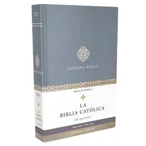 Biblia Católica, Edición Para Notas, Tapa Dura/Tela, Azul, Comfort Print -- Editorial Católica, Hardcover