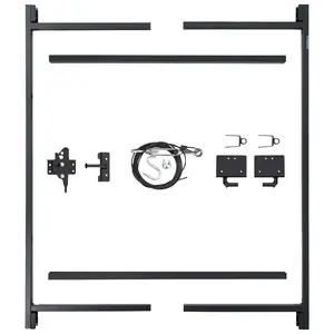 Adjust-A-Gate Steel Frame Gate Building Kit, 60"-96 Inch Wide Opening (2 Pack)