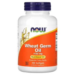 NOW Foods Wheat Germ Oil, 1,130 mg, 100 Softgels