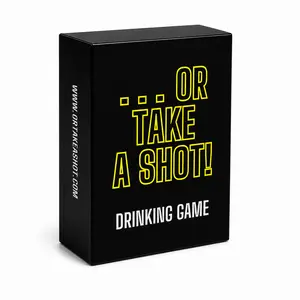 Or Take A Shot - 100 Cards for Endless Fun Challenges Perfect for Adult Game Night Entertainment
