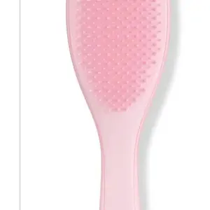MANO Unisex Detangle Brush - Pink Hair Brush with Durable Bristles for Easy Knot Removal & Clean Design