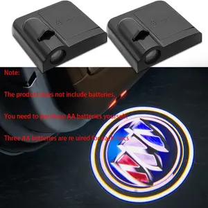 1/2/4PCS Wireless Car Welcome Light Projection Sensing Ghost Image Night Door Light Car Door Lights For Buick Regal GS GL6 GL8 Avenir Lacrosse Riviera Envision Lesabre Velite