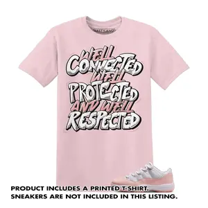Unisex T-shirt To Match Sneakers Jordan Low Legend Pink 11s Pink White - WELL. 100% Cotton for Casual Wear. Comfortable Summer Unisex T-Shirt to match Jordan Sneaker. Streetwear Style. urban outfitters