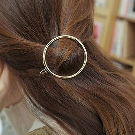 New 2025 Hers Triangle Moon Hairpins Hair Clips Hairgrip Accessories Lip Round Barrettes Jewelry Women Pins Head Fashion Trendy Creative Gift