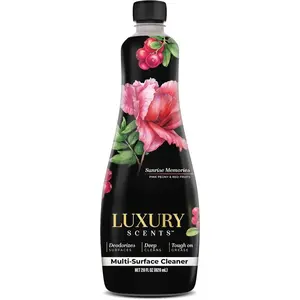 Luxury Scent Liquid Multipurpose Cleaner - Deep Cleans, Long Lasting Scent - Multisurface Bathroom & Kitchen Cleaner Supplies - Sunrise Memories (28 Fl. Oz)