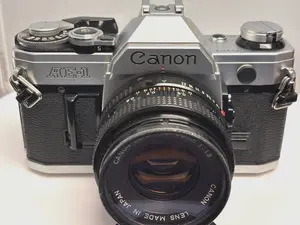 Canon AE-1 Film Camera: with 50mm Canon FD Lens U.S. Navy Edition! [Tested]
